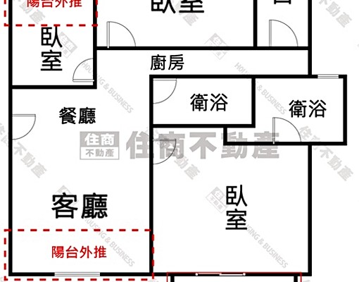 瑞豐商圈美麗CITY大樓三房 - Image 15