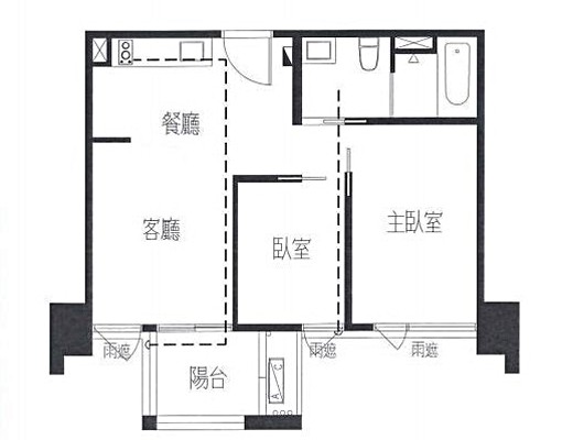 國泰豐格花園景裝潢2房2衛+平車 - Image 15
