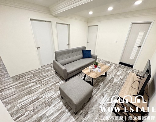 可三租補★美裝潢三房雙衛浴★電梯管理員★獨立廚房★傢俱電全配 - Image 2