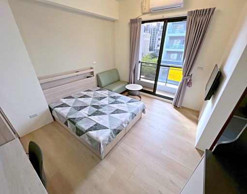 新完工!電梯獨立套房!可雙租補!租屋設備齊全!獨洗乾溼分離! - Image 1