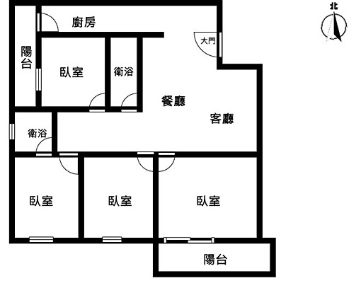 住商北安-大鵬新城-可寵租補四房有平車 - Image 14