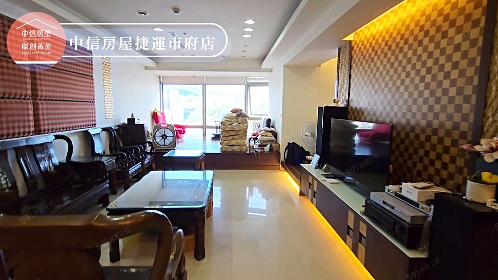 中信鍾天竣#專約天泉大坪數正面河景高樓