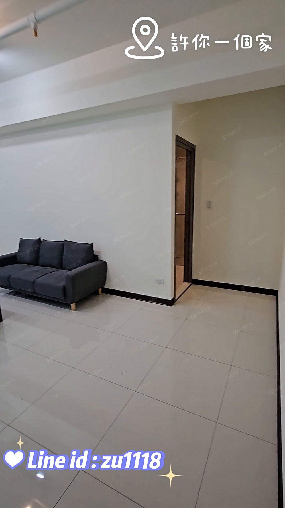 心安家茹啦啦高鐵特區蒂芬妮綠可小型犬家具家電齊全三房含車管 - 591租屋網 - Image 1