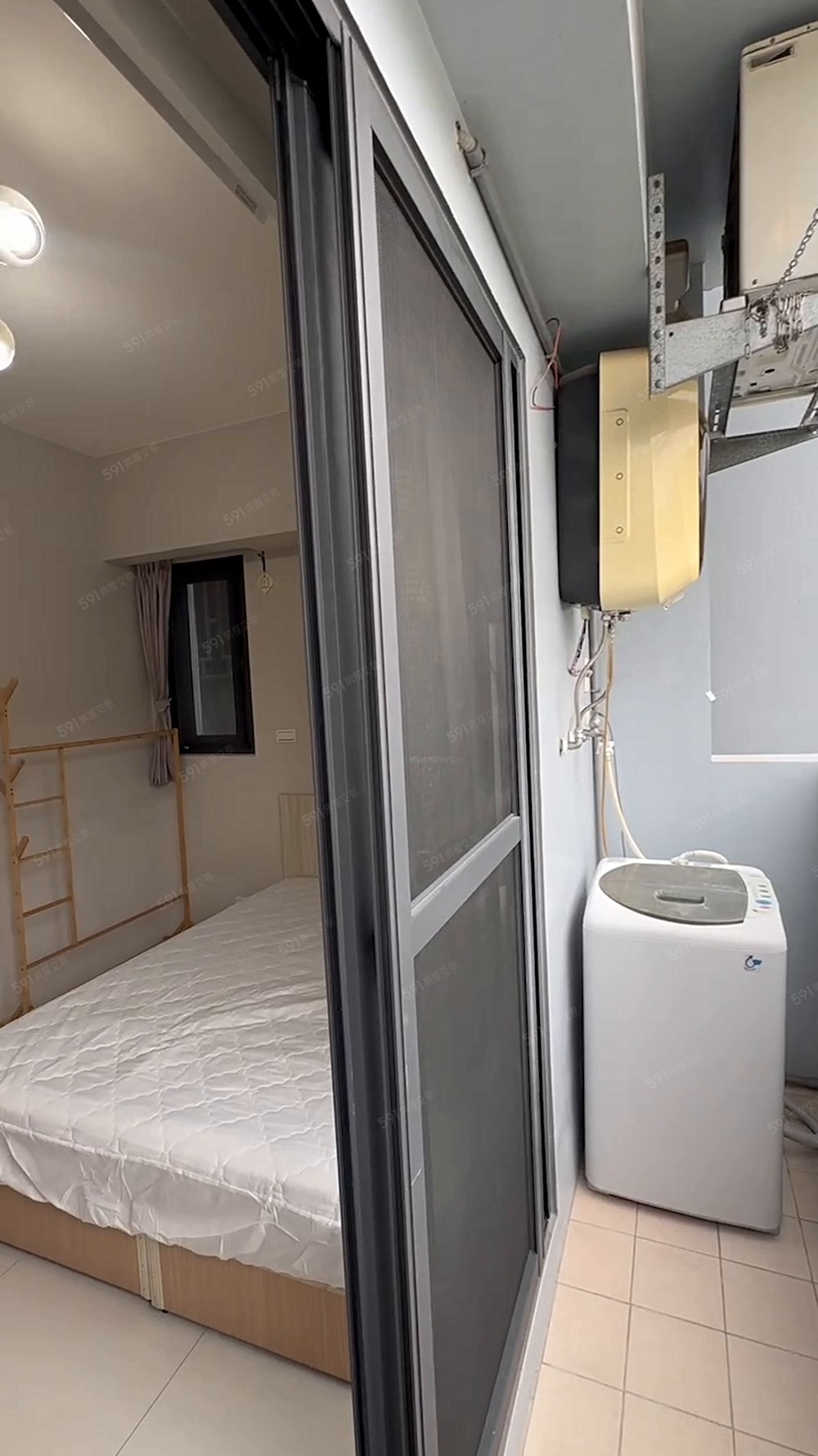 可養貓。陽台。獨立洗衣機 - Image 1