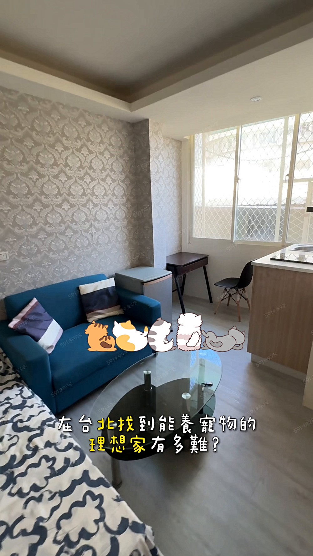 板橋精裝採光套房屋主自租一人只要6000多可養寵物可以 - Image 1